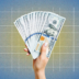 Cash Money Fan 100s Bluegold Grid.png